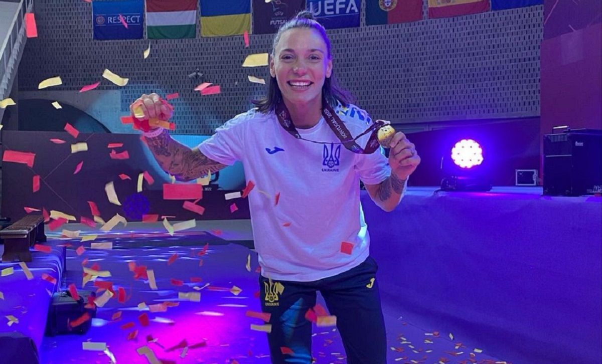 Футзалистка Кислова продала медаль Евро-2022 за 150 тысяч гривен