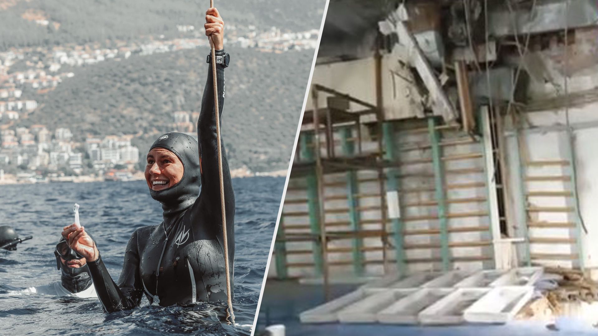 Садурская посетила бассейн в Харькове, где она тренировалась Садурская посетила бассейн в Харькове, где она тренировалась