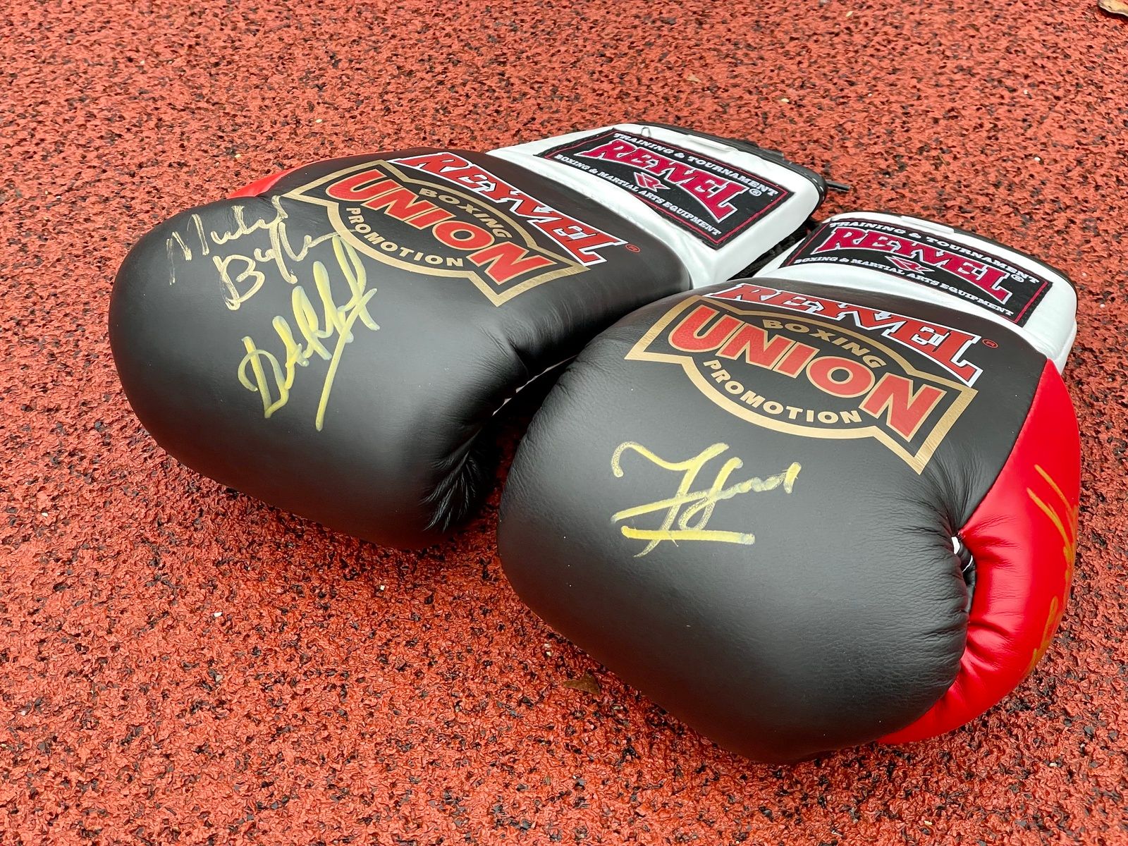 Боксерские перчатки с автографом украинского чемпиона мира выставили на благотворительный аукцион