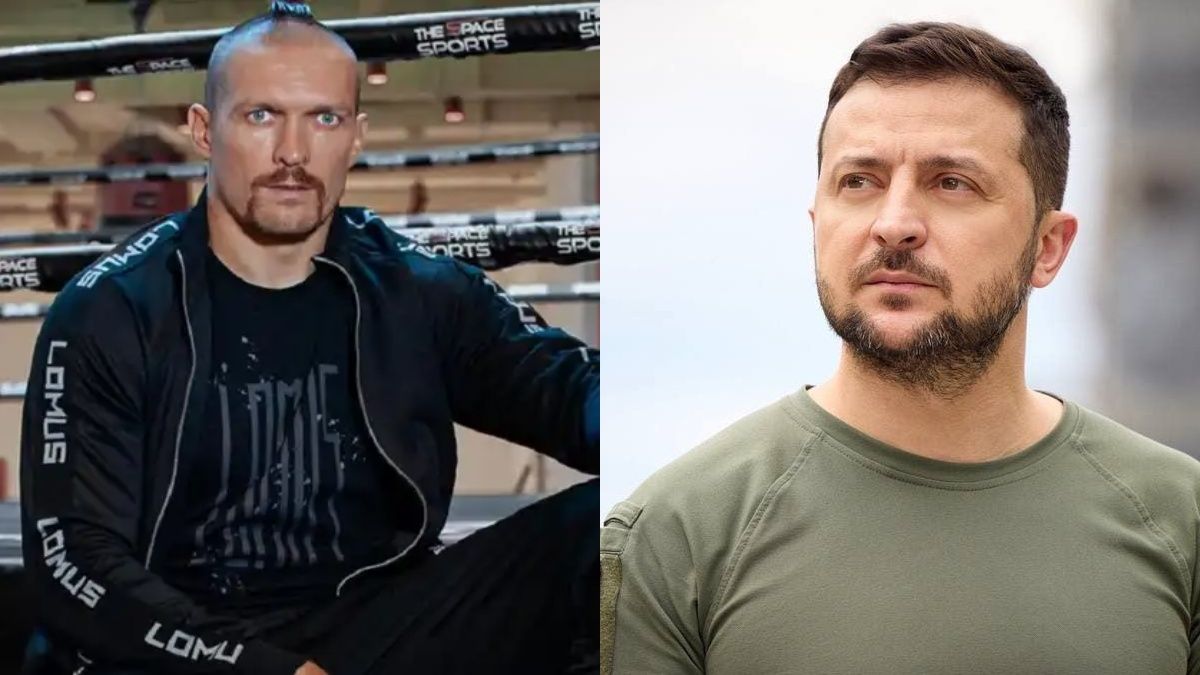 Усик прокоментував роботу Зеленського на чолі України Усик прокоментував роботу Зеленського на чолі України