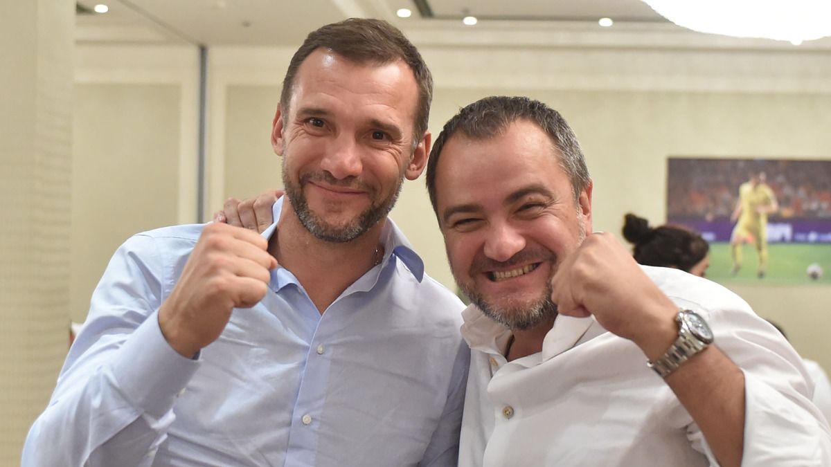 Андрей Шевченко и Андрей Павелко покинули НОК Украины