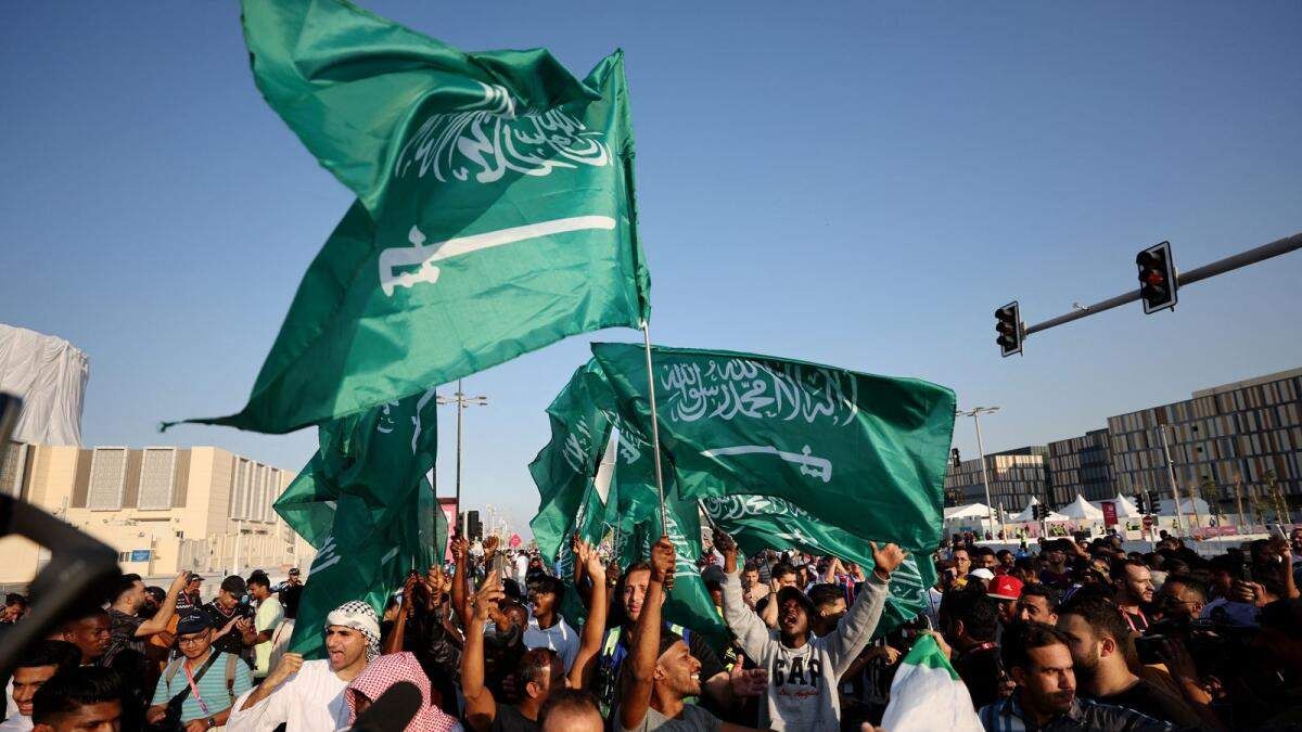 Фанаты сборной Саудовской Аравии Фанаты сборной Саудовской Аравии