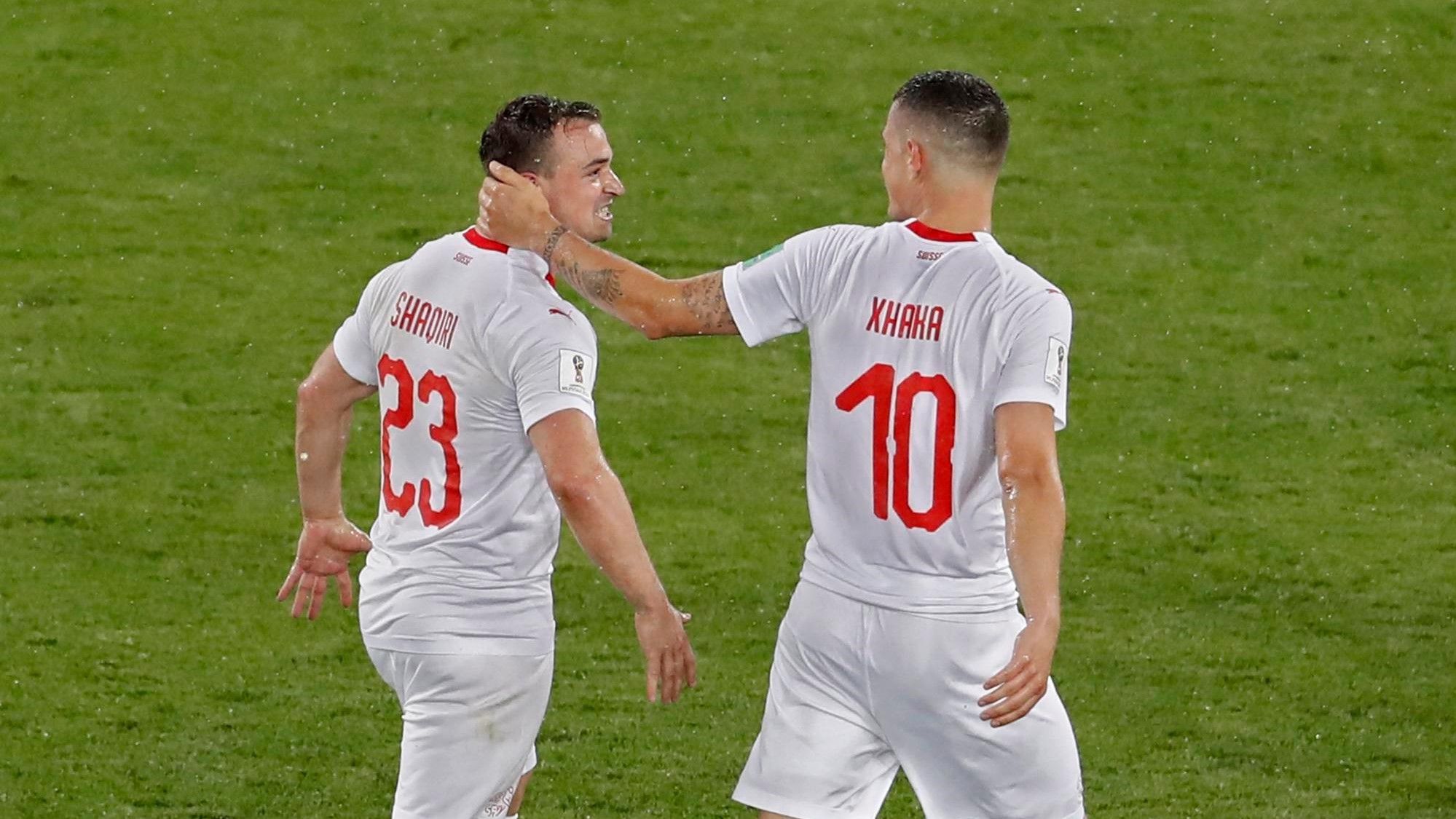 Джердан Шакірі та Граніт Джака Джердан Шакірі та Граніт Джака