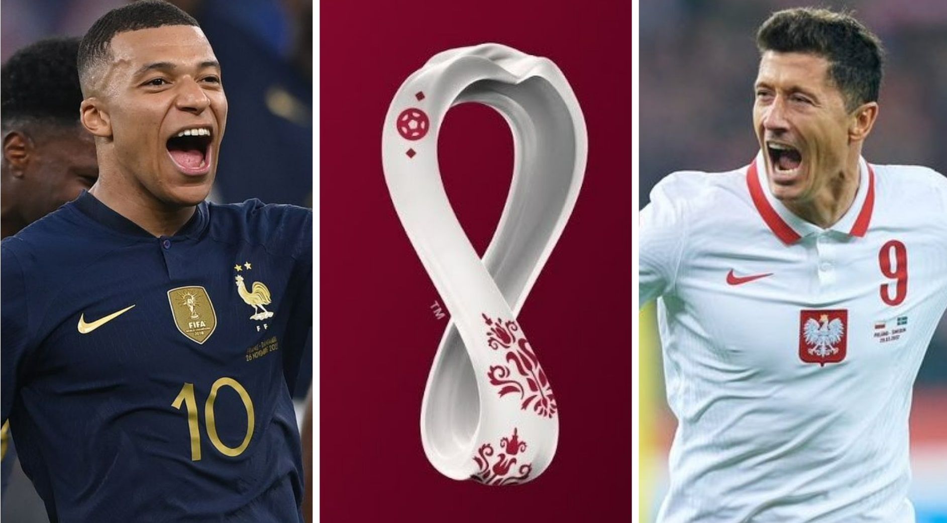 Кіліан Мбаппе та Роберт Левандовський Кіліан Мбаппе та Роберт Левандовський