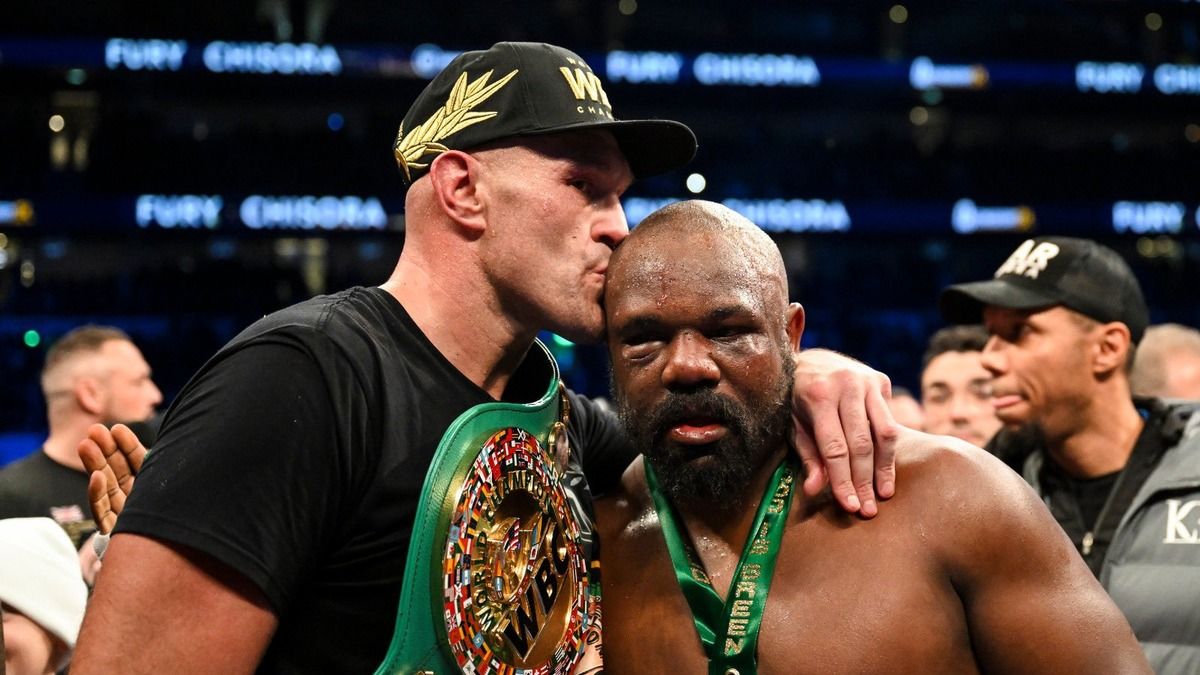 Тайсон Фьюри и Дерек Чисора Тайсон Фьюри и Дерек Чисора