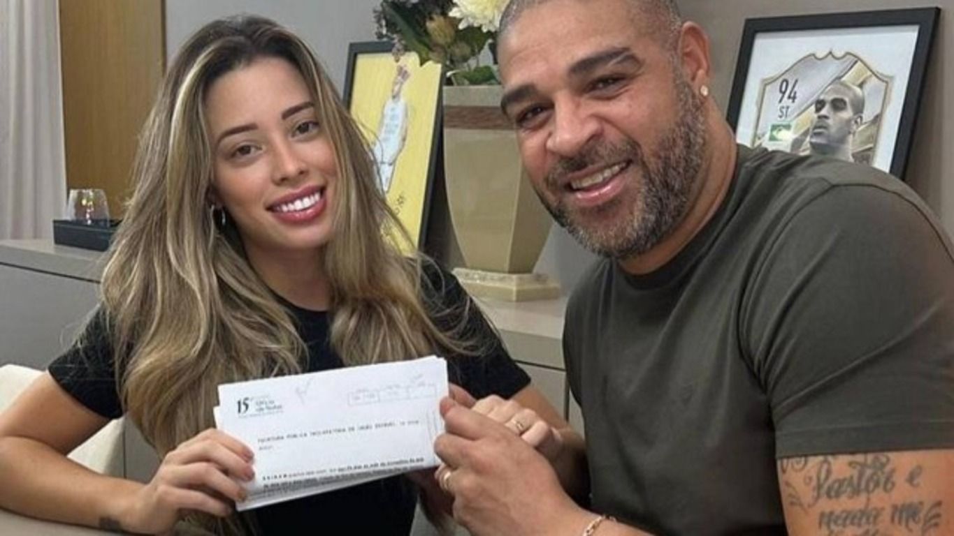 Адріано та його дружина Мікаела Адріано та його дружина Мікаела