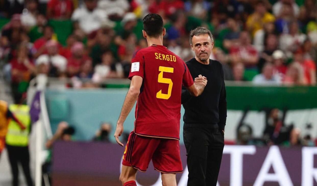 Серхіо Бускетс та Луїс Енріке Серхіо Бускетс та Луїс Енріке