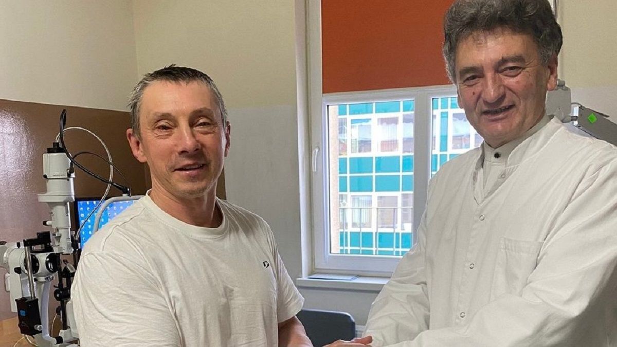 Украинскому паралимпийцу Сергею Сидоренко вернули зрение в Польше Украинскому паралимпийцу Сергею Сидоренко вернули зрение в Польше