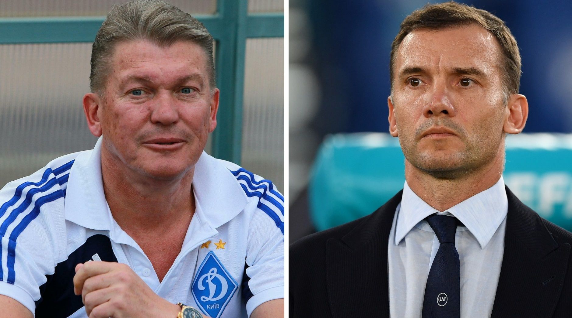 Олег Блохін та Андрій Шевченко Олег Блохін та Андрій Шевченко