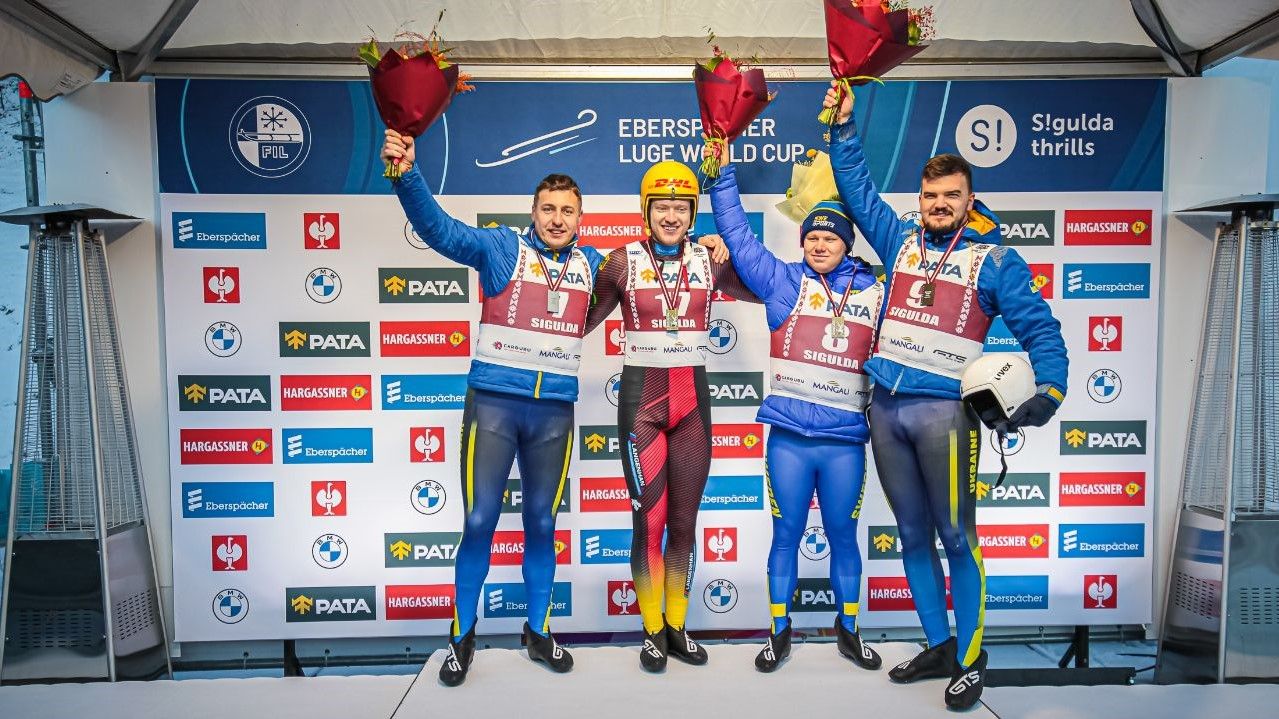 Двоє українців здобули медалі на етапі Кубка націй з санного спорту Двоє українців здобули медалі на етапі Кубка націй з санного спорту