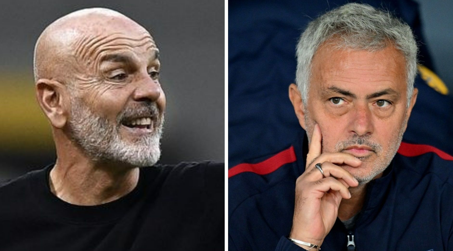 Стефано Пиоли и Жозе Моуриньо Стефано Пиоли и Жозе Моуриньо