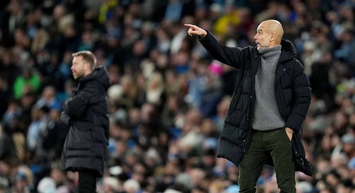 Хосеп Гваридола и Грэм Поттер Хосеп Гваридола и Грэм Поттер