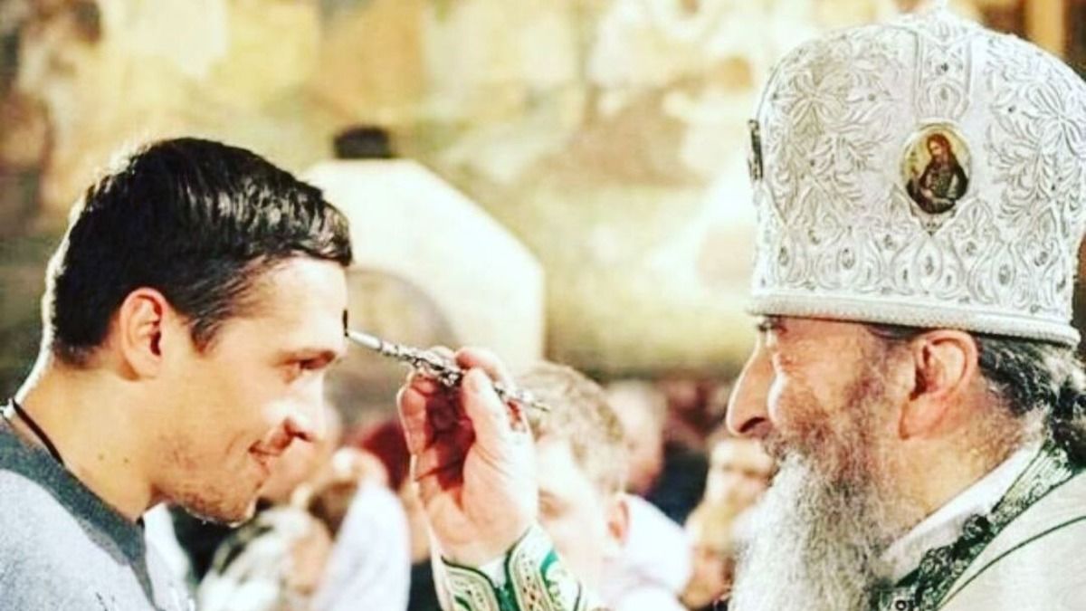 Усик с митрополитом Онуфрием Усик с митрополитом Онуфрием