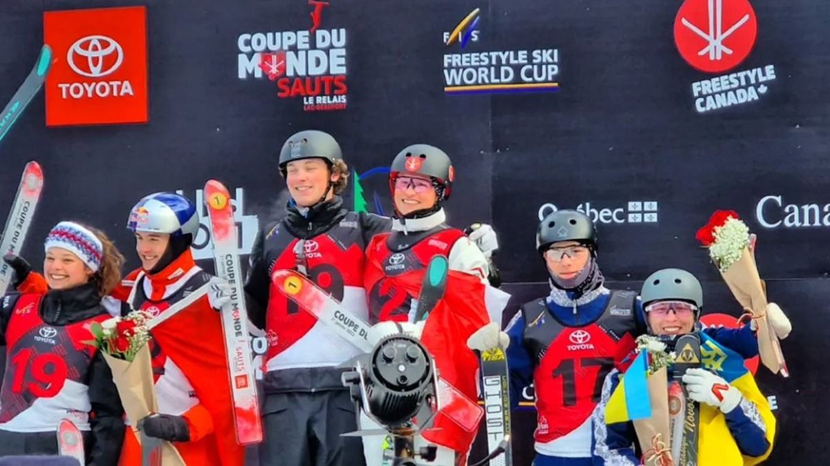 Українські фристайлісти на п'єдесталі Українські фристайлісти на п'єдесталі