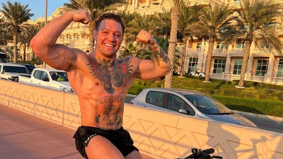 Конор Макгрегор любит велотренировку Конор Макгрегор любит велотренировку