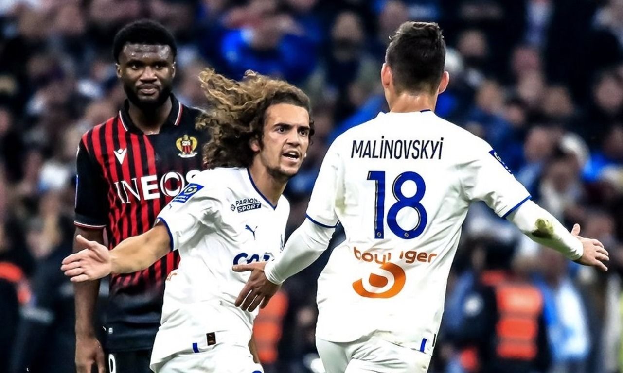 Малиновский впервые забил за Марсель Малиновский впервые забил за Марсель