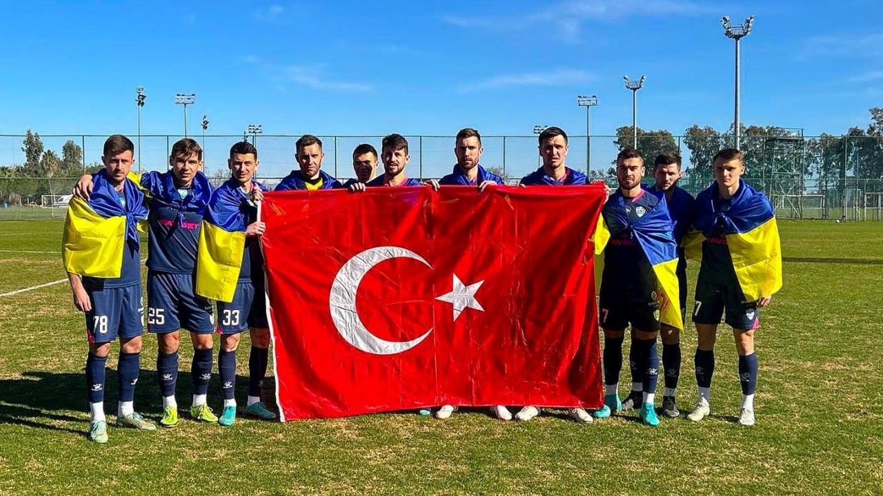 Футболісти Минаю на зборах в Туреччині