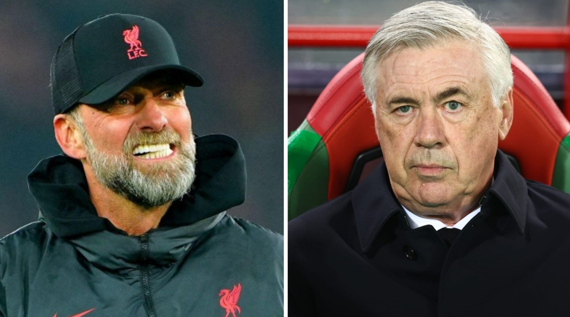 Юрген Клопп и Карло Анчелотти Юрген Клопп и Карло Анчелотти