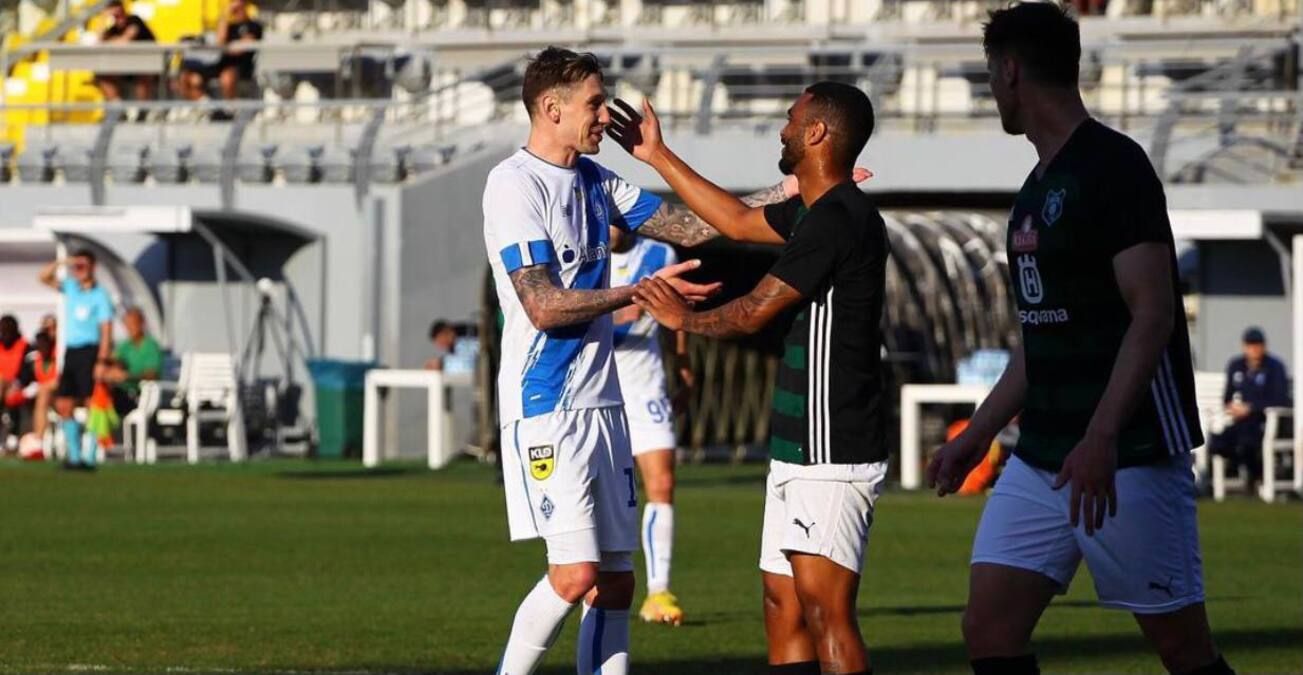 Игрок Динамо и Ауды Игрок Динамо и Ауды