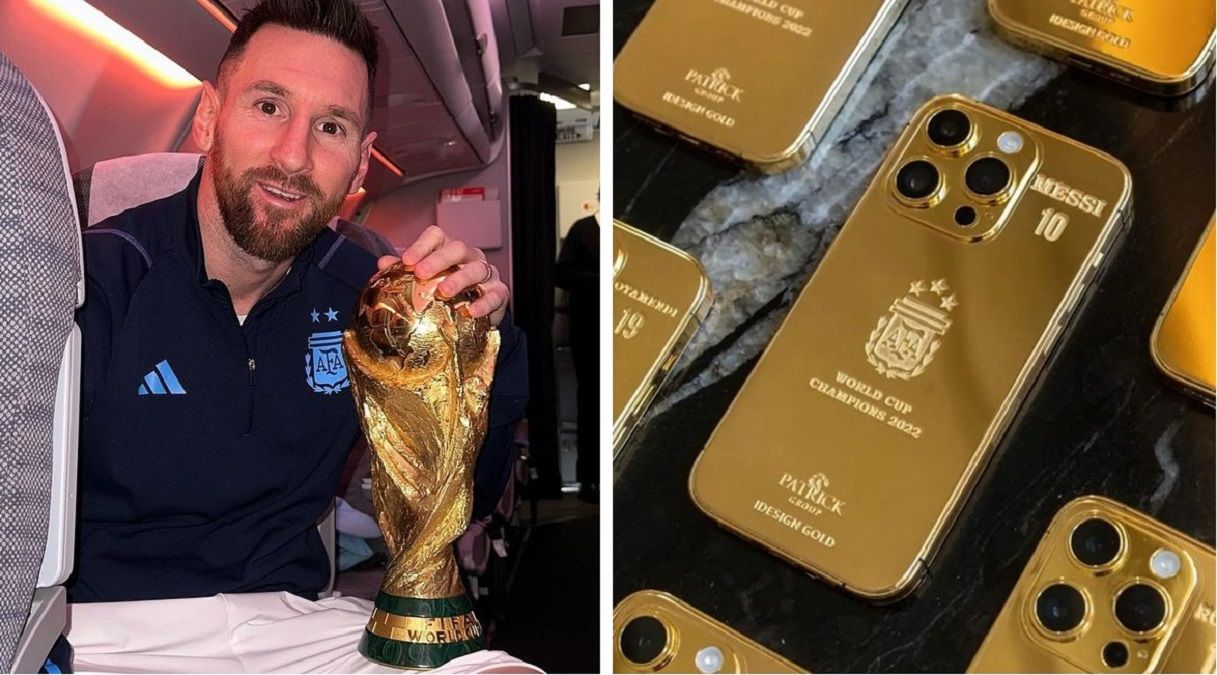 Месси подарит сборной Аргентине золотые iPhone 14 после победы на ЧМ-2022