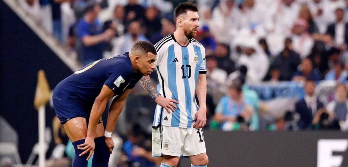 Килиан Мбаппе и Лионель Месси Килиан Мбаппе и Лионель Месси