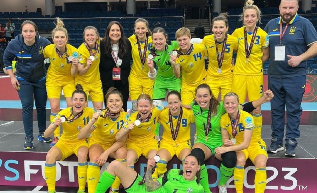 Жіноча збірна України з футзалу – срібна призерка Євро-2023