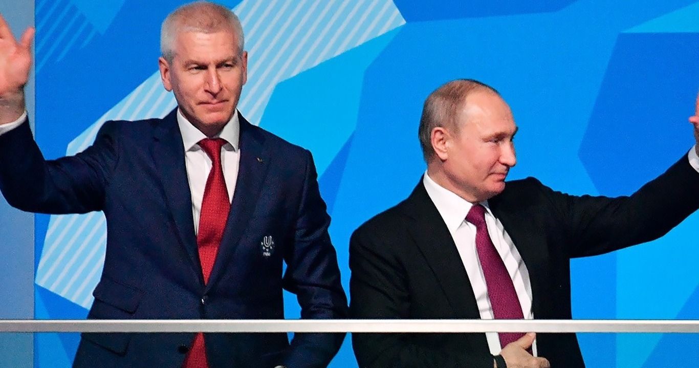 Олег Матыцин и Владимир Путин Олег Матыцин и Владимир Путин