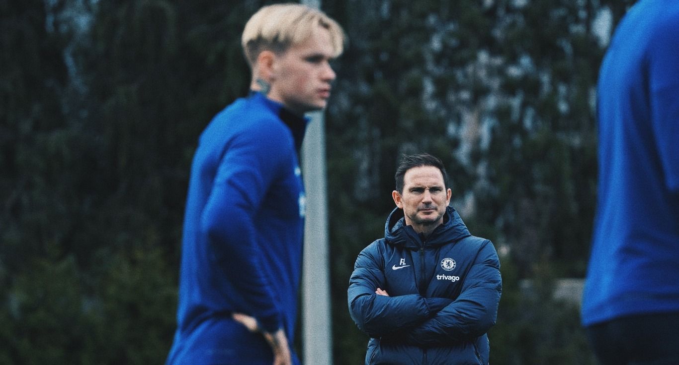 Михаил Мудрик и Фрэнк Лэмпард Михаил Мудрик и Фрэнк Лэмпард