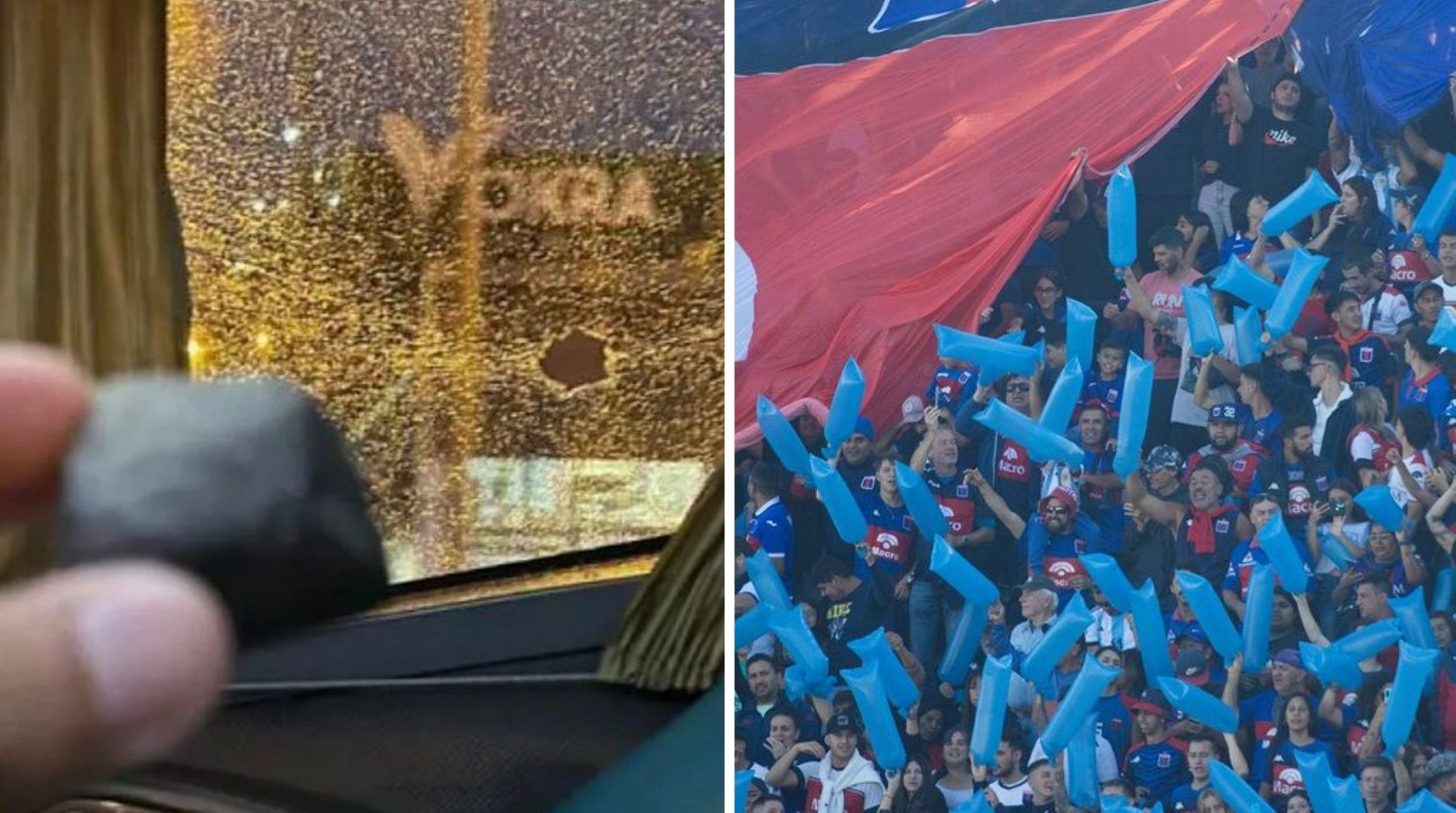 Фанати Тігре атакували автобус своєї команди Фанати Тігре атакували автобус своєї команди