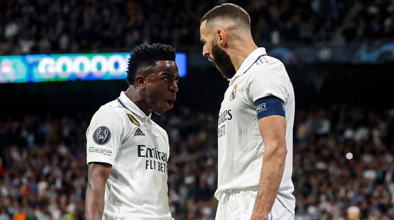 Вінісіус Жуніор та Карім Бензема Вінісіус Жуніор та Карім Бензема