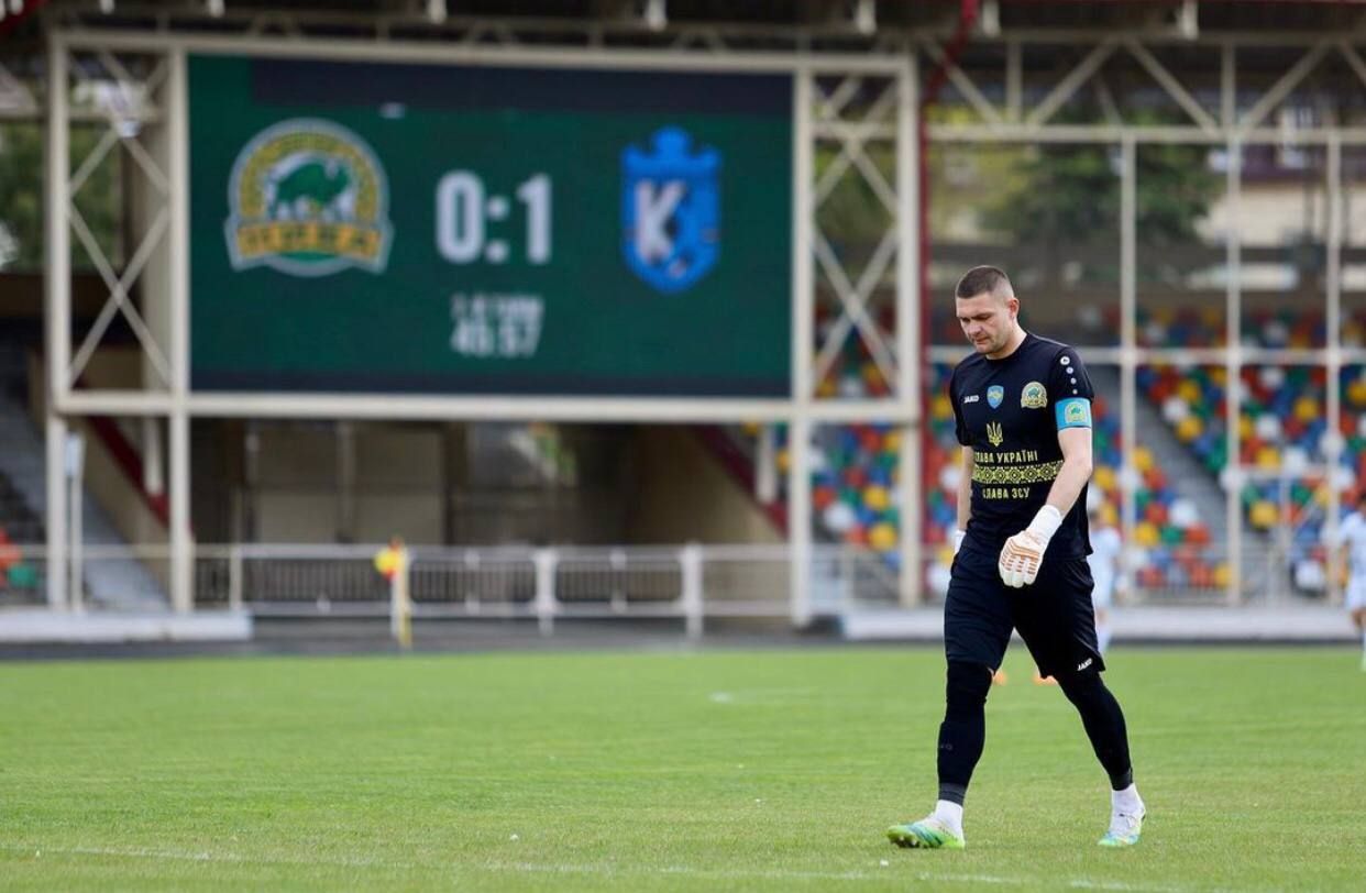 Голкипре Нивы в матче против Кремени Голкипре Нивы в матче против Кремени