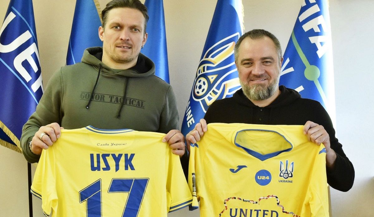 Александр Усик – посол сборной Украины по футболу – фото