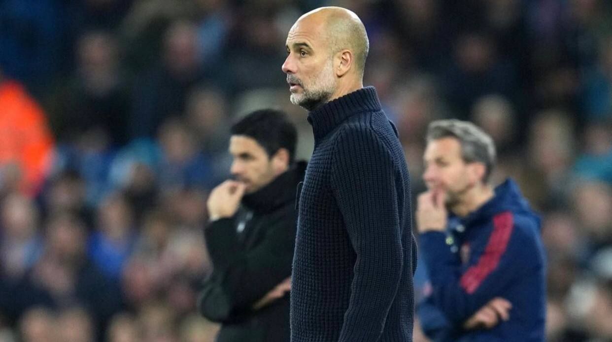 Хосеп Гвардіола та Мікель Артета Хосеп Гвардіола та Мікель Артета