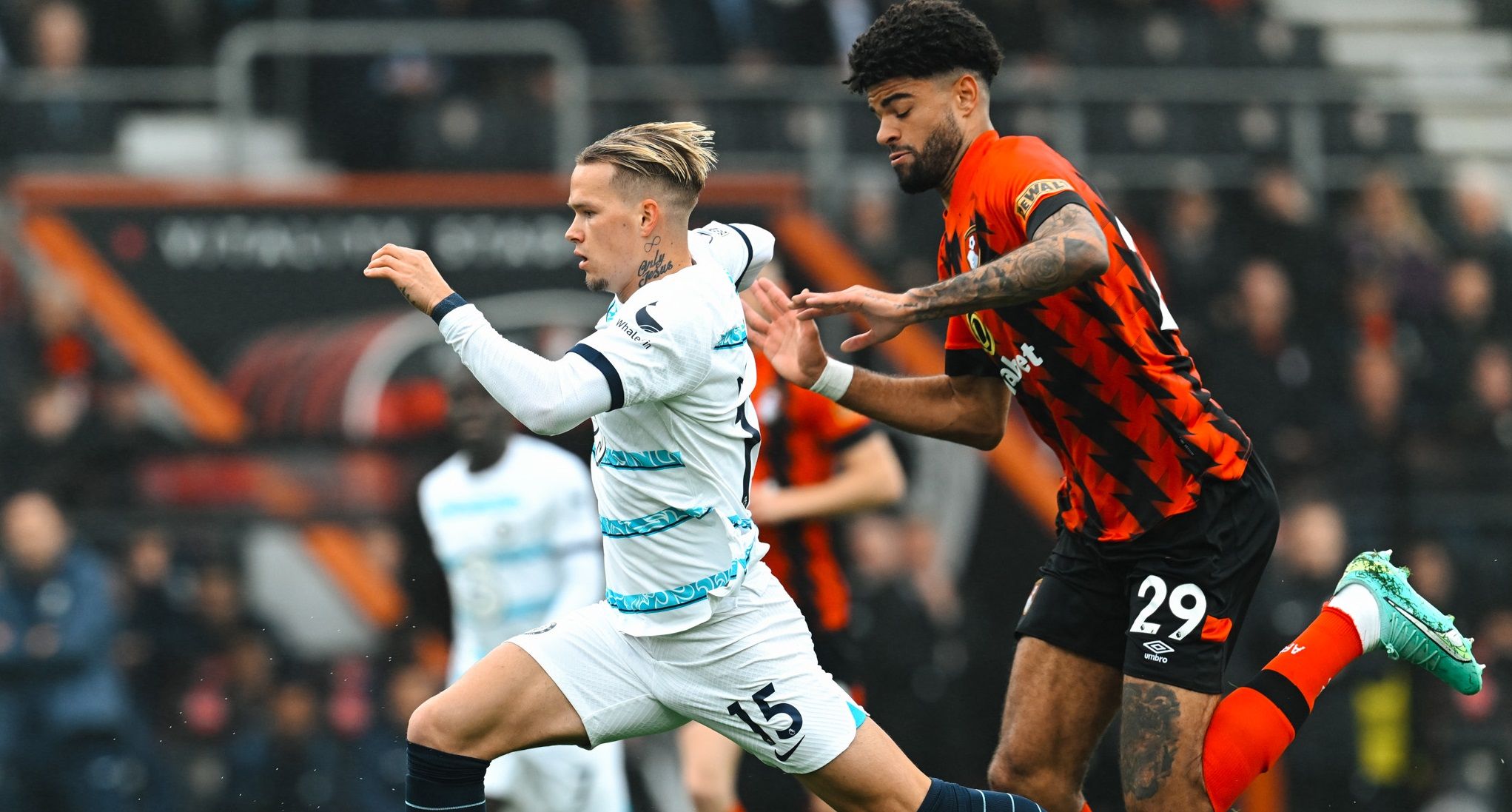 Михайло Мудрик невиразно зіграв проти Борнмута Михайло Мудрик невиразно зіграв проти Борнмута