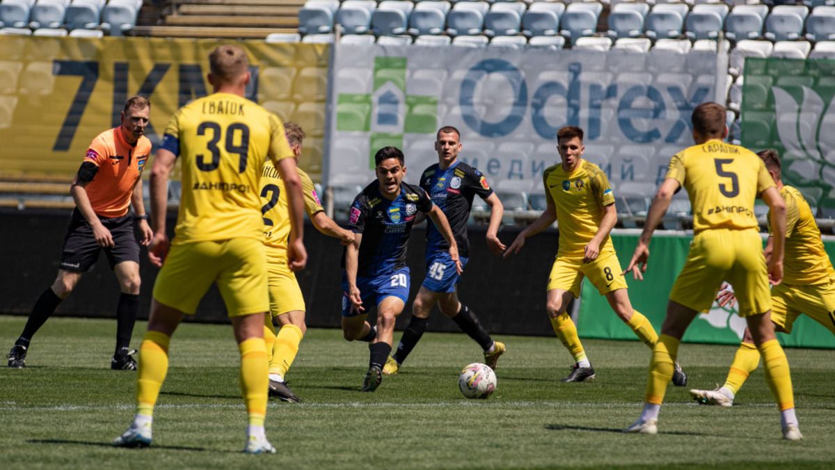 Чорноморець – Дніпро-1 – огляд та відео голів матчу 25 туру УПЛ