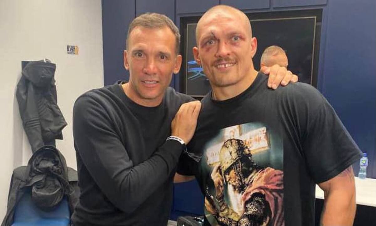 Андрей Шевченко и Александр Усик Андрей Шевченко и Александр Усик
