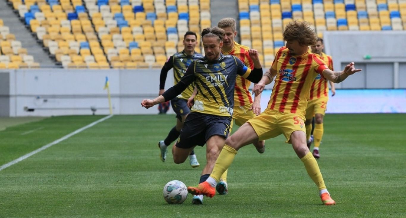 Юрій Климчук (зліва) забив Інгульцю двічі
