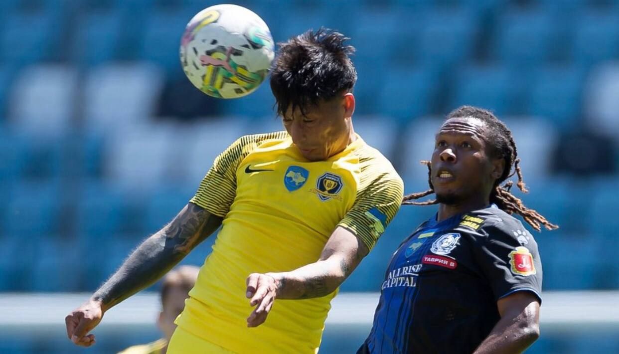 Епізод матчу Чорноомрець – Дніпро-1 Епізод матчу Чорноомрець – Дніпро-1