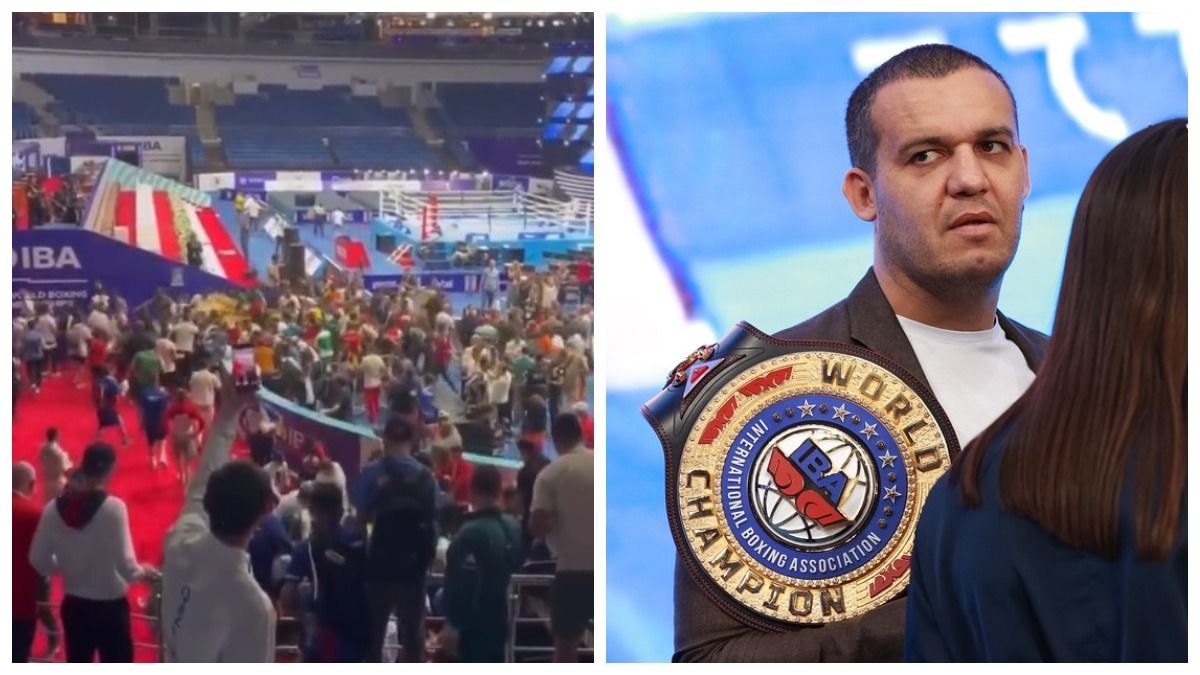 Видео беспорядков на ЧМ-2023 по боксу, проводимому пророссийской IBA Видео беспорядков на ЧМ-2023 по боксу, проводимому пророссийской IBA