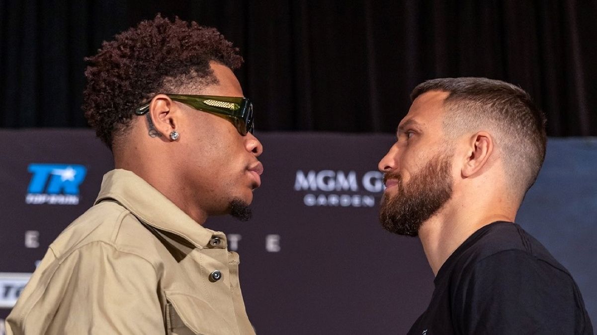 Девін Хейні та Василь Ломаченко Девін Хейні та Василь Ломаченко