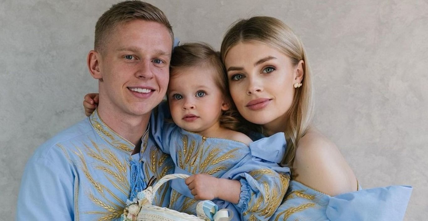 Олександр та Влада Зінченки із донькою Євою Олександр та Влада Зінченки із донькою Євою