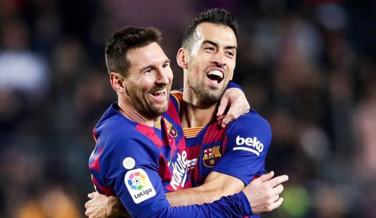 Ліонель Мессі та Серхіо Бускетс Ліонель Мессі та Серхіо Бускетс