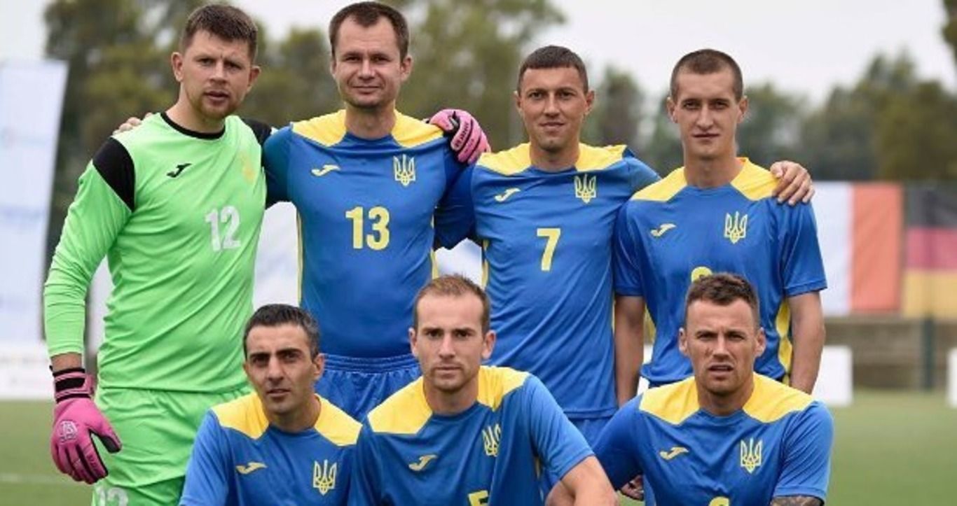 Сборная Украины среди футболистов с последствиями ДЦП