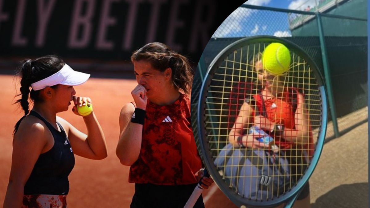 WTA 250 у Ноттінгемі – м'яч застряг у ракетці норвезької тенісистки – відео