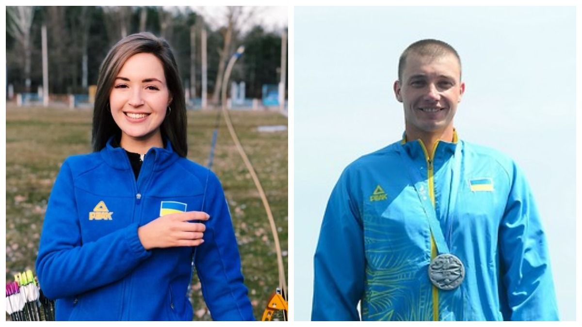 Анастасия Павлова и Андрей Рыбачок - знаменосцы сборной Украины на Евроиграх