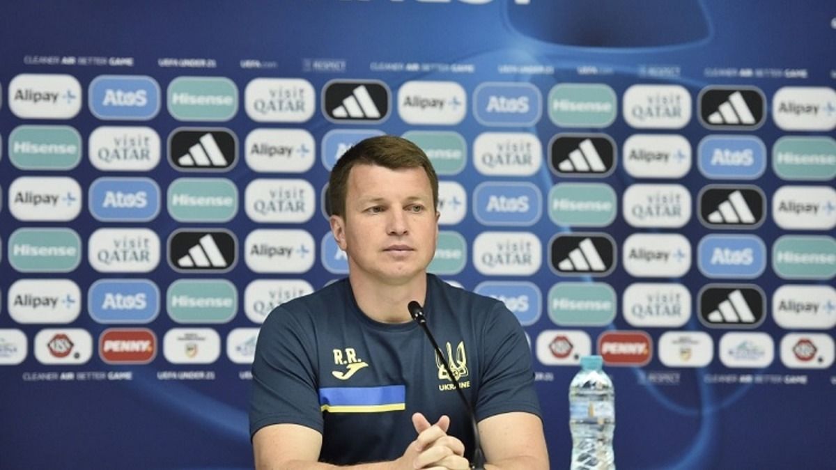 Пресс-конференция Руслана Ротаня в преддверии матча с Испанией на Евро-2023 Пресс-конференция Руслана Ротаня в преддверии матча с Испанией на Евро-2023