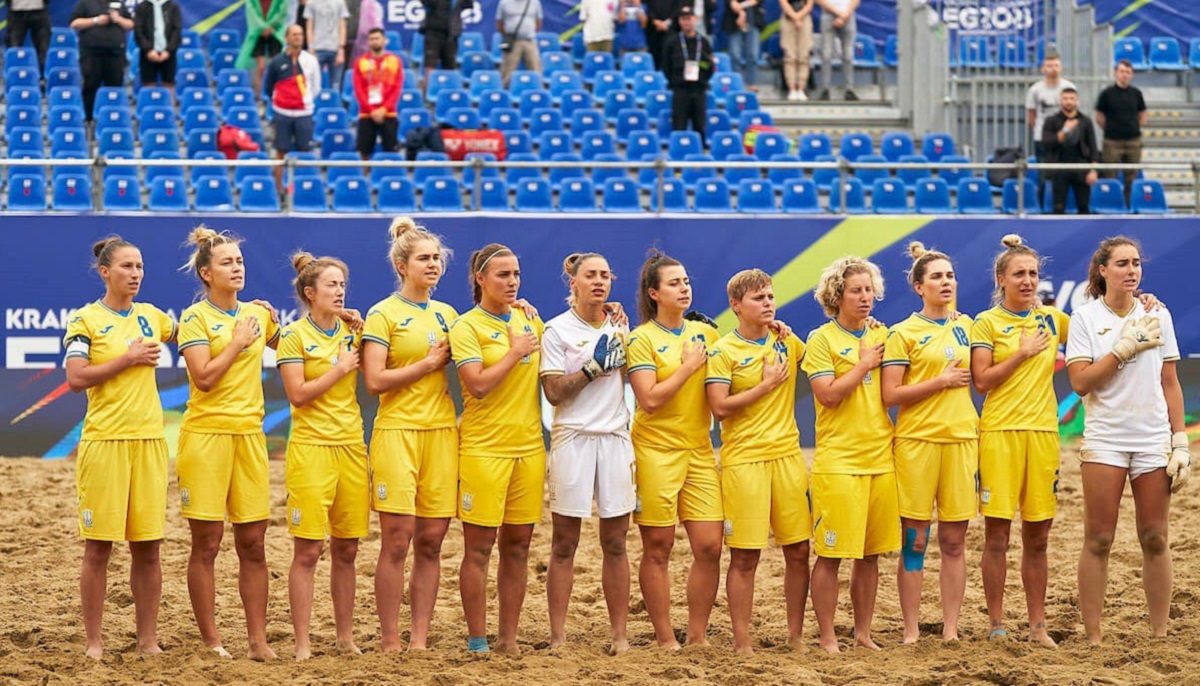 Жіноча збірна України з пляжного футболу – у фіналі Європейських ігор-2023