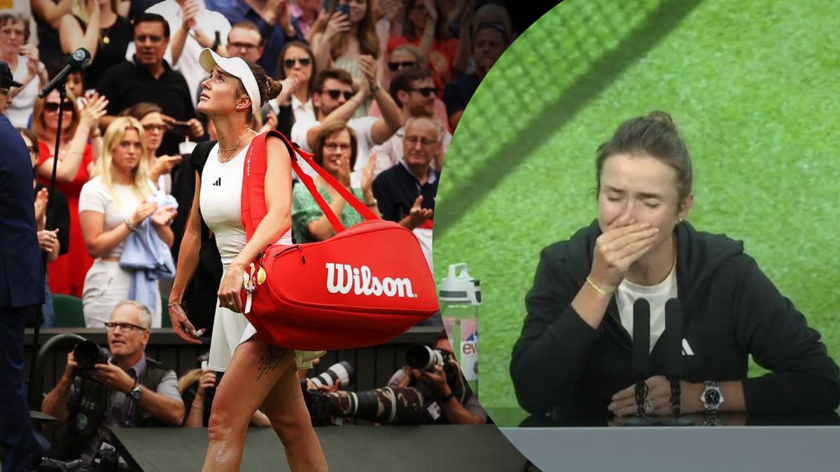 Свитолина расплакалась на пресс-конференции после поражения в полуфинале Уимблдона - видео Свитолина расплакалась на пресс-конференции после поражения в полуфинале Уимблдона - видео