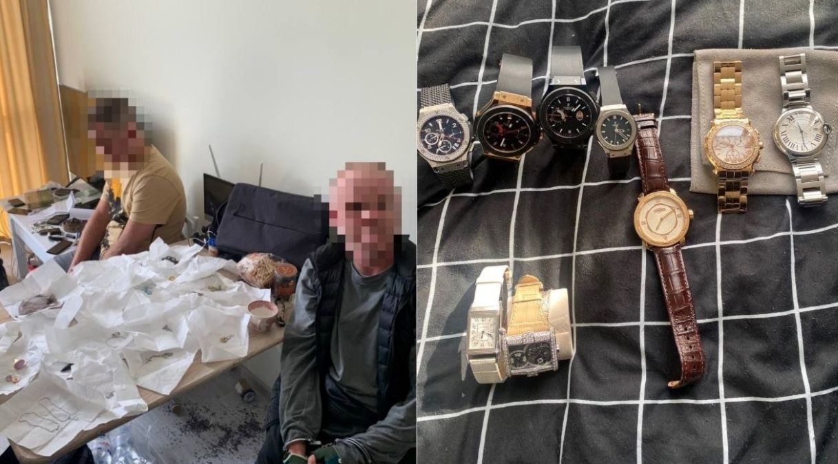 Затримані злочинці з викраденим майном, які пограбували будинок ексфутболіста збірної України Затримані злочинці з викраденим майном, які пограбували будинок ексфутболіста збірної України