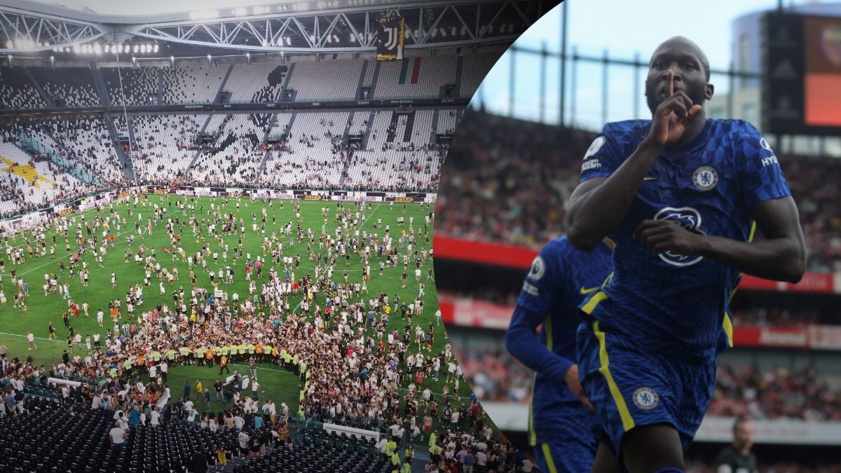 Фанаты Ювентуса протестуют против Лукака - нападающий выступал за Интер - видео Фанаты Ювентуса протестуют против Лукака - нападающий выступал за Интер - видео